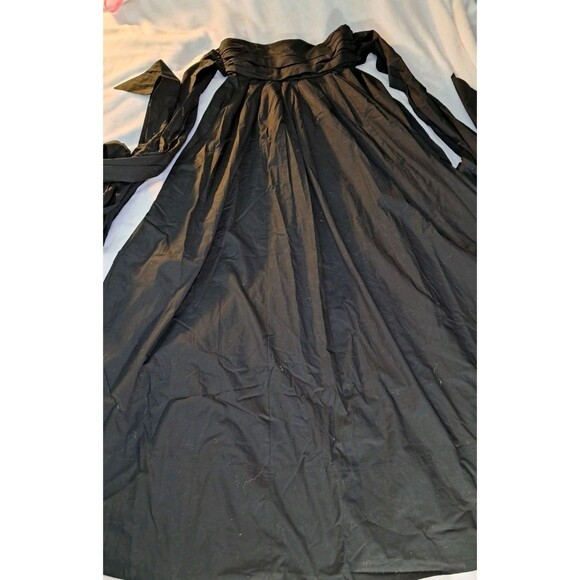 J.Crew Strapless Bow Back Maxi Dress Occasion Black $228 CG085 Size 2  NWT - Picture 5 of 11